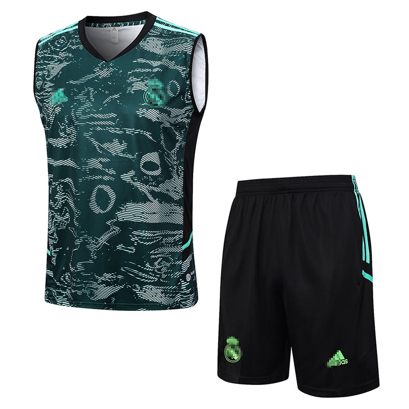 Camiseta de Entrenamiento de Real Madrid Sin Mangas 2023/2024 Verde Kit